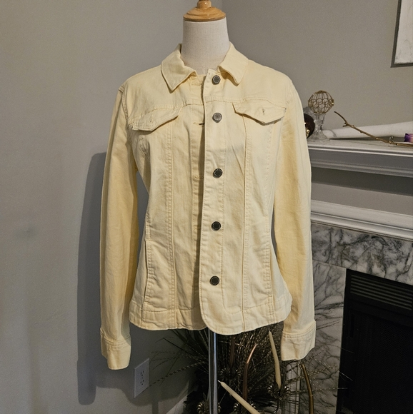 Denim Jacket Pale yellow - Picture 4 of 4